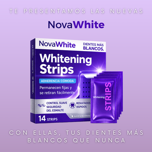 NovaWhite Strips by VELORA ★ Tus dientes más brillantes que nunca