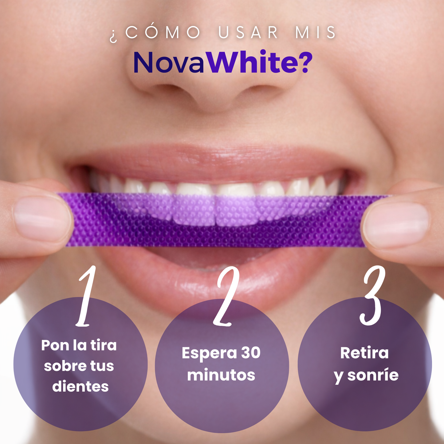 NovaWhite Strips by VELORA ★ Tus dientes más brillantes que nunca